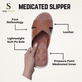 Leather Medicated Slipper